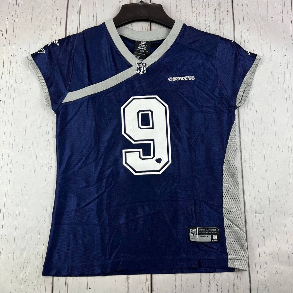 Vintage Dallas Cowboys Tony Romo #9 Large Reebok Jersey Shirt‎ Youth New
